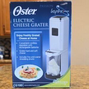 Oster White Electric Cheese Grater